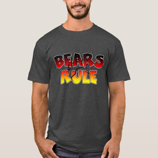 Beer Pride Beerpoot Beren Regeren T-shirt (Voorkant)