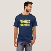 Beer Pride Beren Knuffelen Better T-Shirt (Voorkant volledig)