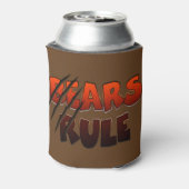 Beer Pride Beren Regel Klauw Merken Blikjeskoeler (Blikje Achterkant)