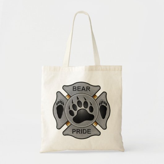 Beer Pride-brandweerbadge Tote Bag (Voorkant)
