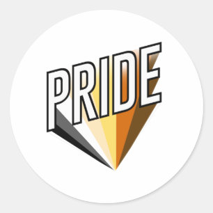 Beer Pride Burst Ronde Sticker