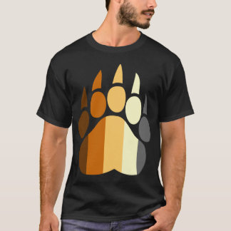 Beer Pride Colors Paw T-Shirt