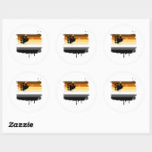 Beer Pride Colors Ronde Sticker (Vel)