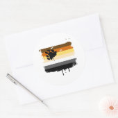 Beer Pride Colors Ronde Sticker (Envelop)