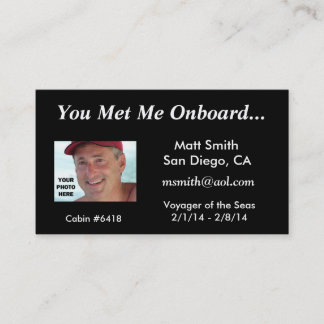 Beer Pride Cruise Card Contactkaartje