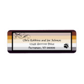 Beer Pride Custom Bruiloft/Ceremonie Retouradres Etiket (Voorkant)