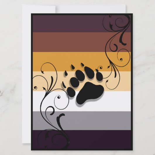 Beer Pride Custom Gay Wedding Invitations Kaart (Achterkant)