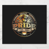 Beer Pride est. 1969 Bier Etiket (Enkel label)