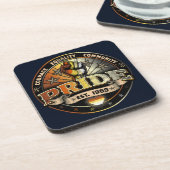 Beer Pride est. 1969 Bier Onderzetter (Linkerzijde)
