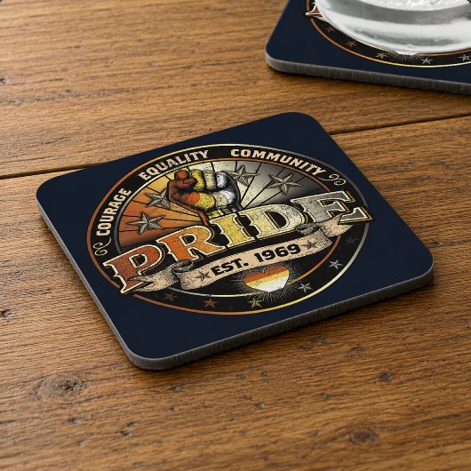 Beer Pride est. 1969 Bier Onderzetter