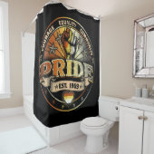 Beer Pride est. 1969 Douchegordijn (In situ)