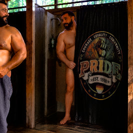 Beer Pride est. 1969 Douchegordijn