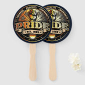 Beer Pride est. 1969 Handwaaier (Voorkant en achterkant)