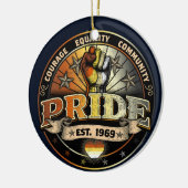 Beer Pride est. 1969 Keramisch Ornament (Links)
