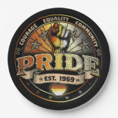 Beer Pride est. 1969 Papieren Bordje (Voorkant)