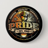 Beer Pride est. 1969 Ronde Button 7,6 Cm (Voorkant)