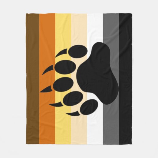 Beer Pride Flag Beer Paw Fleece Deken