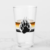 Beer Pride Flag Beer Paw Glas (Achterkant)