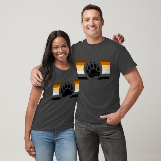 Beer Pride Flag Beer Paw T-shirt (Unisex)