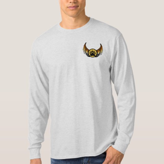 Beer Pride Flag Beren Regel Wingen T-shirt (Voorkant)