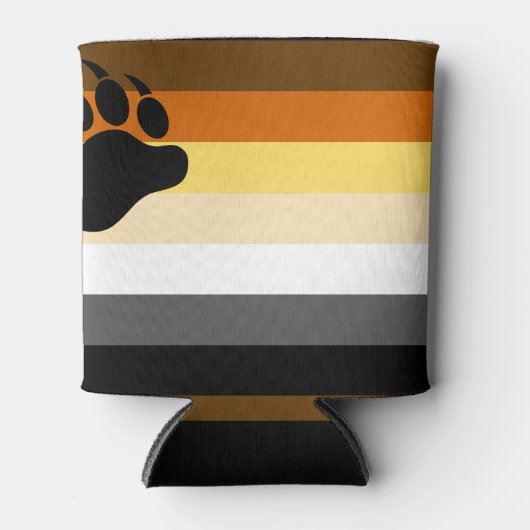 Beer Pride Flag Blikjeskoeler (Voorkant)