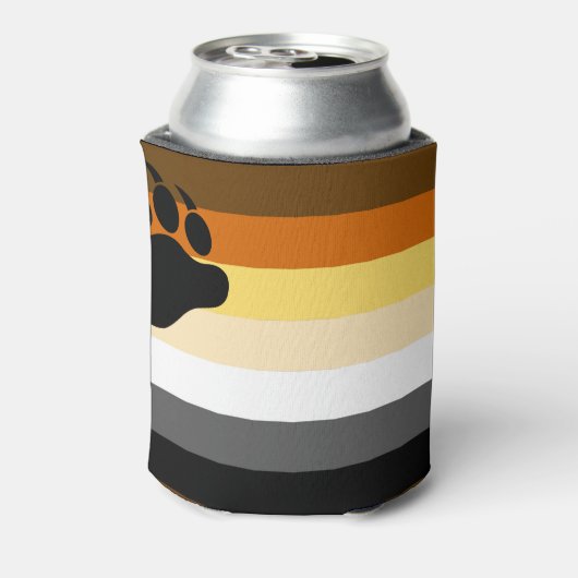 Beer Pride Flag Blikjeskoeler (Blikje Achterkant)