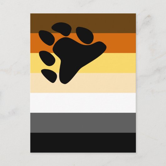 Beer Pride Flag Briefkaart (Voorkant)