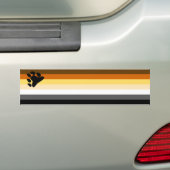 Beer Pride Flag Bumpersticker (Op auto)