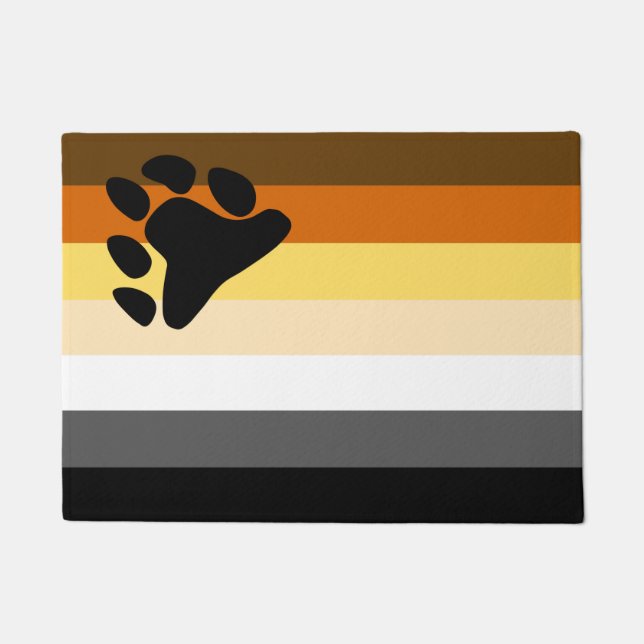Beer Pride Flag doormat Deurmat (Voorkant)