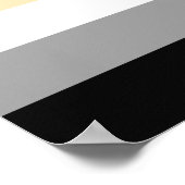 Beer Pride Flag en Paw Poster (Hoek)