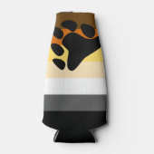 Beer Pride Flag Flesjeskoeler (Voorkant)