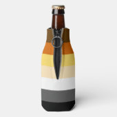 Beer Pride Flag Flesjeskoeler (Fles Achterkant)