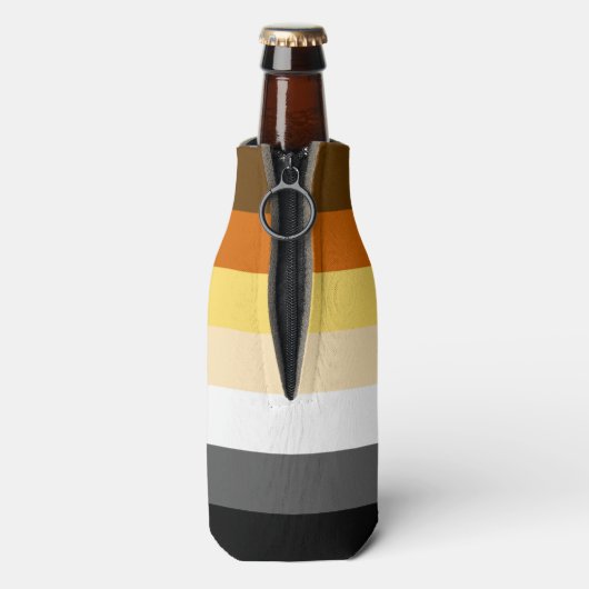 Beer Pride Flag Flesjeskoeler (Fles Achterkant)