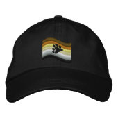 Beer Pride Flag Geborduurde Pet (Voorkant)