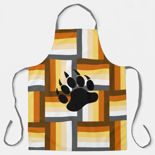 Beer Pride Flag geïnspireerd Schort (Voorkant)