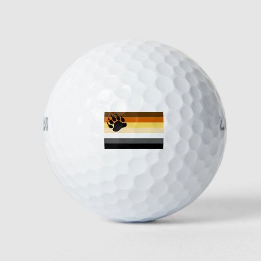 Beer Pride Flag Golfballen (Voorkant)