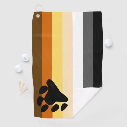 Beer Pride Flag Golfhanddoek (Insitu)