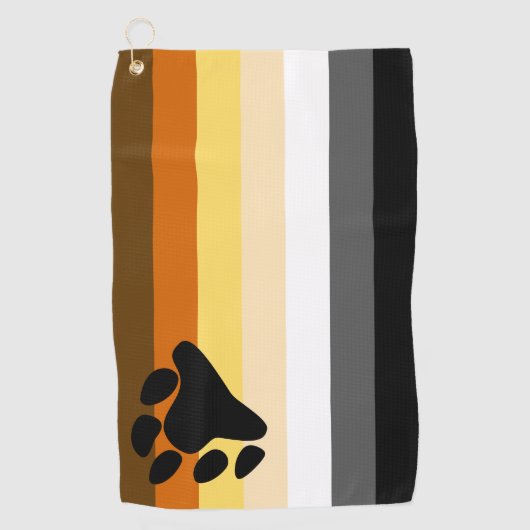 Beer Pride Flag Golfhanddoek (Voorkant)