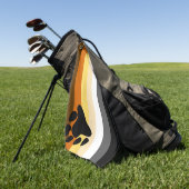 Beer Pride Flag Golfhanddoek (Groen)