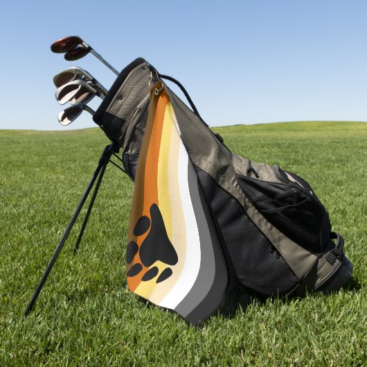 Beer Pride Flag Golfhanddoek (Groen)