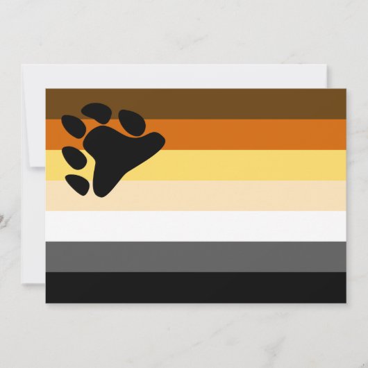 Beer Pride Flag Kaart (Voorkant)