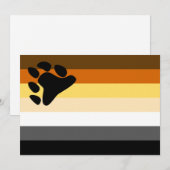 Beer Pride Flag Kaart (Voorkant / Achterkant)