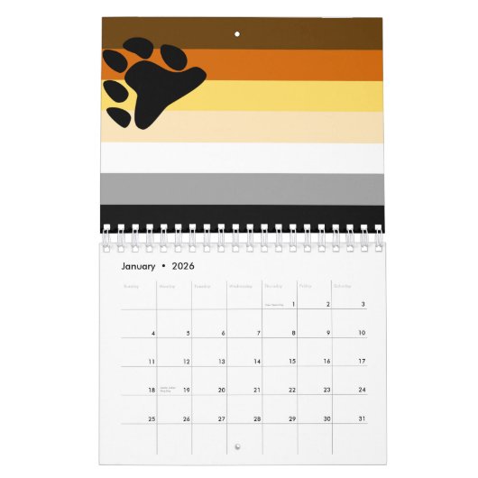 Beer Pride Flag Kalender (Jan 2026)