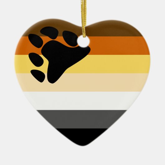 Beer Pride Flag Keramisch Ornament (Voorkant)