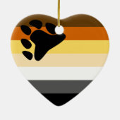 Beer Pride Flag Keramisch Ornament (Achterkant)