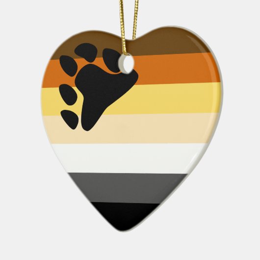 Beer Pride Flag Keramisch Ornament (Links)