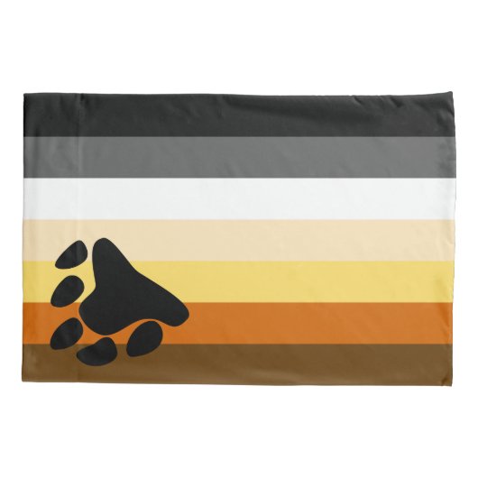 Beer Pride Flag Kussensloop (Achterkant-Links)