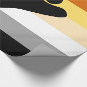 Beer Pride Flag met Paw Cadeaupapier (Hoek)