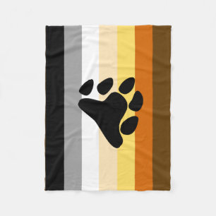 Beer Pride Flag met Paw Fleece Deken
