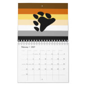 Beer Pride Flag met Paw Kalender (Feb 2027)